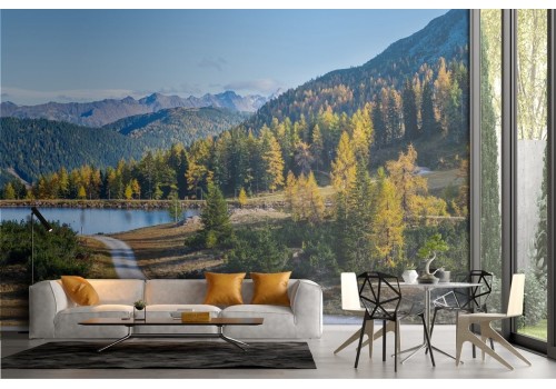 Mountain Landscape with Lake Wallpaper 2