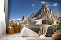 Adhesive Wallpaper Alpine Grassy Pastures