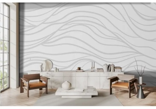 Carta da parati Linee Minimal Stilizzate Design