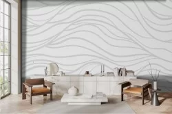 Carta da parati Linee Minimal Stilizzate Design