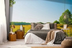 Adhesive Wallpaper Tuscan Countryside Bike