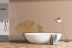 Carta da parati Luxury Foglia Oro Artistica