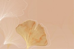 Carte da Parati Lussuosa fiori oro