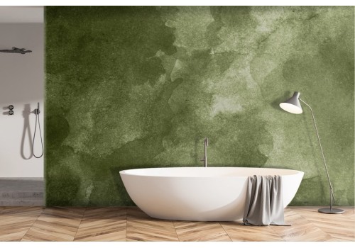 Abstract Painted Plaster Watercolor Wallpaper