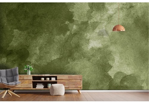 Abstract Painted Plaster Watercolor Wallpaper 2