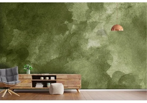 Abstract Painted Plaster Watercolor Wallpaper 2