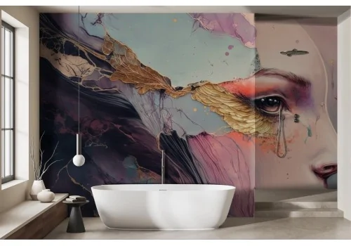 Artistic Wallpaper 3D Woman Profile by Author -a114