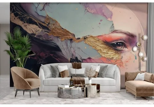 Artistic Wallpaper 3D Woman Profile by Author 2