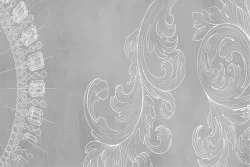 Wallpaper Design and Styles Flora and Fauna Surfaces and Textures Concrete Vintage Flowers