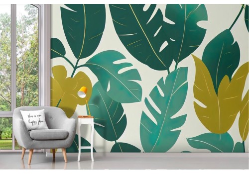 Stylized Leaves Wallpaper 2