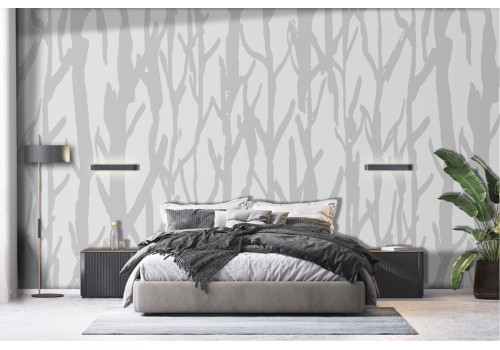 Artistic Stylized Trees Wallpaper