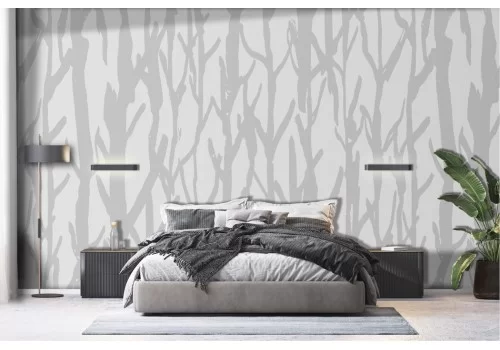 Artistic Stylized Trees Wallpaper