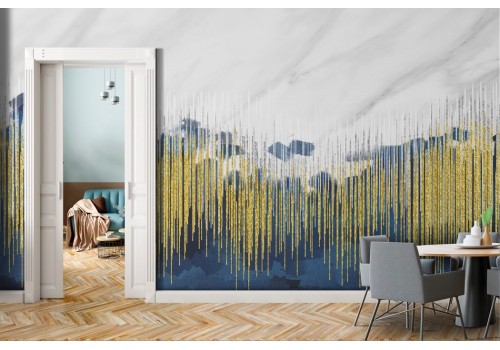 Artistic Wallpaper Abstract Gold Frame 2