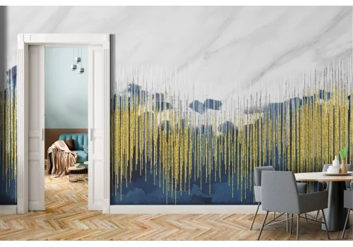 Artistic Wallpaper Abstract Gold Frame 2