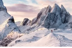 Carte da Parati Natura Paesaggio Neve