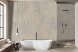 Carta da parati Foglie Vintage su Tela