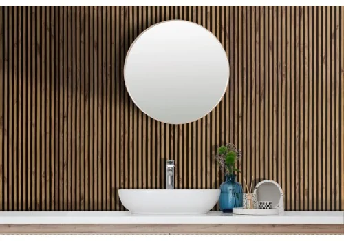 3D Wood Effect Boiserie Wallpaper 2
