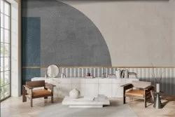 Carta da parati Geometrica Industrial anni '70