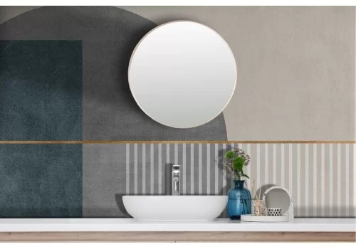 Carta da parati Geometrica Industrial anni '70 2