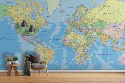 World Map Political World Map Wallpaper