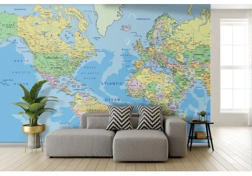 World Map Political World Map Wallpaper 2