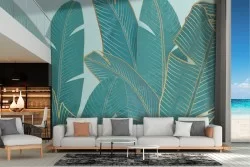 Jungle Leaves Wallpaper