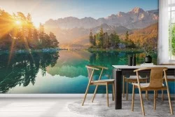 Carta da Parati Montagna nel lago