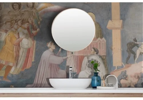 Carta da parati Affresco Arte Sacra con Angeli 2