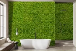 Green Moss Lichen Wallpaper