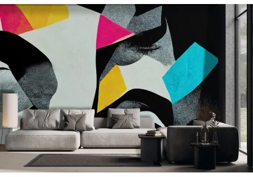 Colorful Modern Art Wallpaper Collage -a147