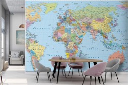 Carta da Parati Cartina Politica