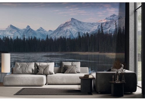 Landscape Wallpaper Mountain Mirror on the Lake