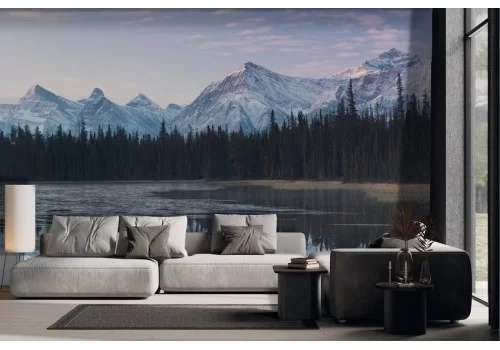 Landscape Wallpaper Mountain Mirror on the Lake