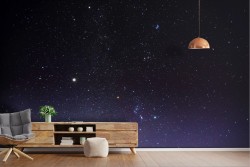 Carta da Parati cielo notturno stellato