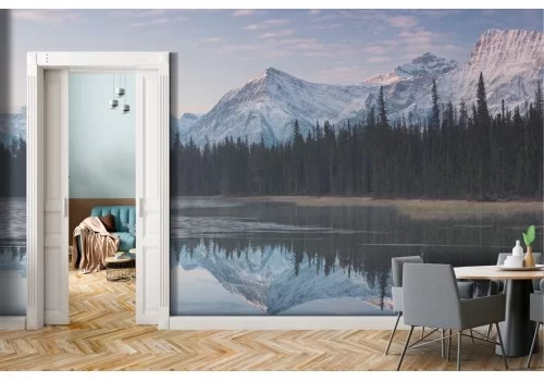 Landscape Wallpaper Mountain Mirror on the Lake 2