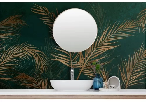 Carta da parati Foglie Oro Natura Raffinata 2