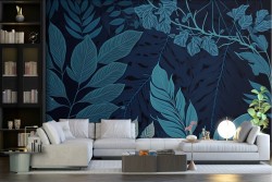 Stylized Leaves Wallpaper