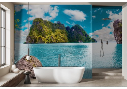 Polynesia Landscape Photographic Wallpaper