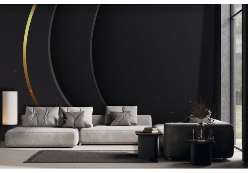 Carta da parati Luxury Linee Oro Moderna