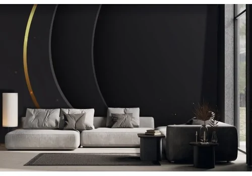 Luxury Wallpaper Modern Gold Lines -a160