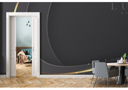 Luxury Gold Lines Modern Wallpaper 2