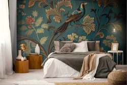 Vintage Art Tapestry Adhesive Wallpaper