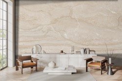 Carta da parati Effetto Marmo Sabbia