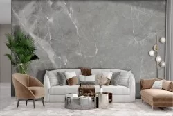 Adhesive Wallpaper with gray marble effect