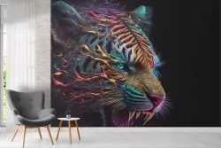 Street Art Tiger Wallpaper