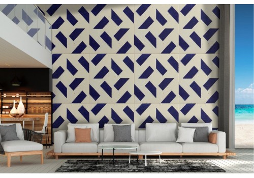 Wallpaper surface tiles geometry