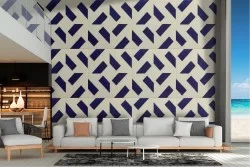 Wallpaper surface tiles geometry