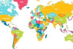 Wallpaper Kids Political Map