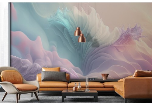 Carta da parati Nuvole Astratte Colorate 2