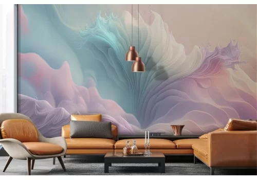 Carta da parati Nuvole Astratte Colorate 2